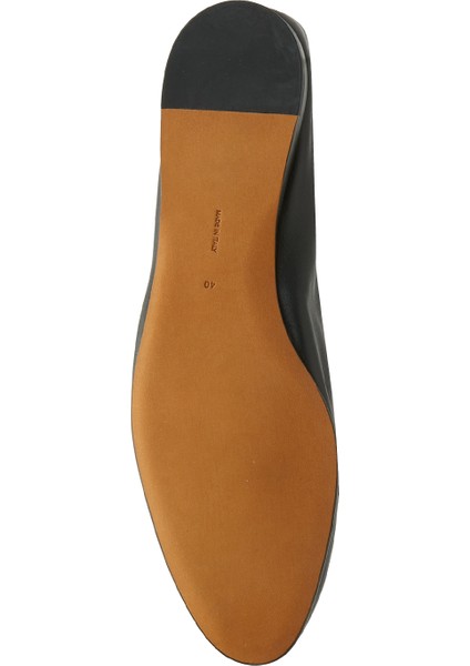 Siyah Kadın Deri Loafer indirimleri