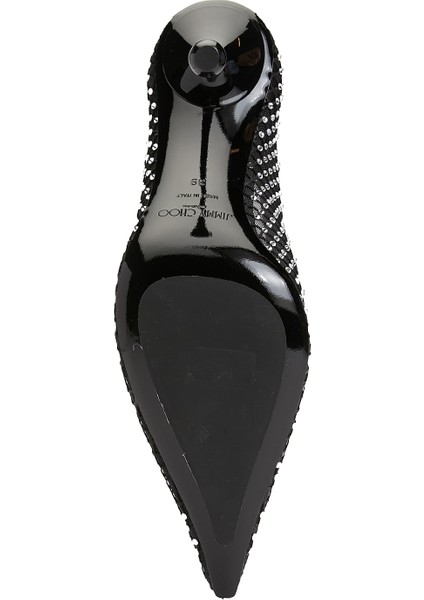 Ixıa Siyah Mikro Taş Işlemeli Stiletto