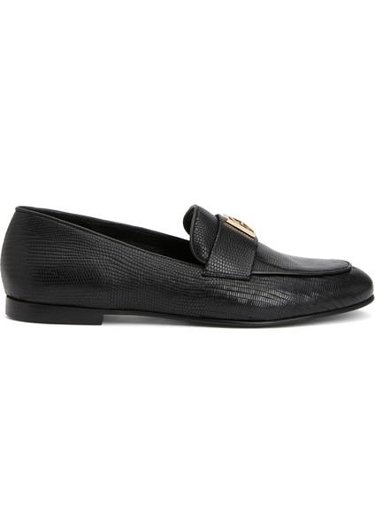 Corrine Siyah Kadın Deri Loafer