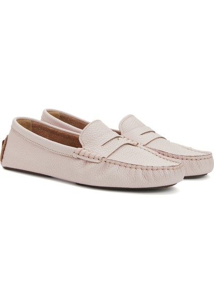 Toz Pembe Kadın Deri Loafer fiyatları