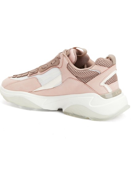 Bone Runner Pembe Beyaz Kadın Deri Sneaker modelleri