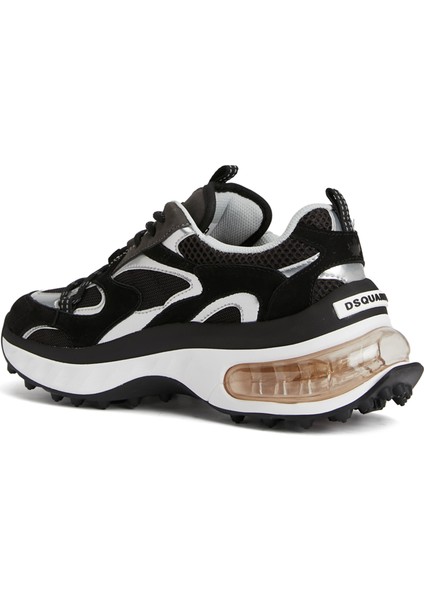 Bubble Siyah Kadın Deri Sneaker