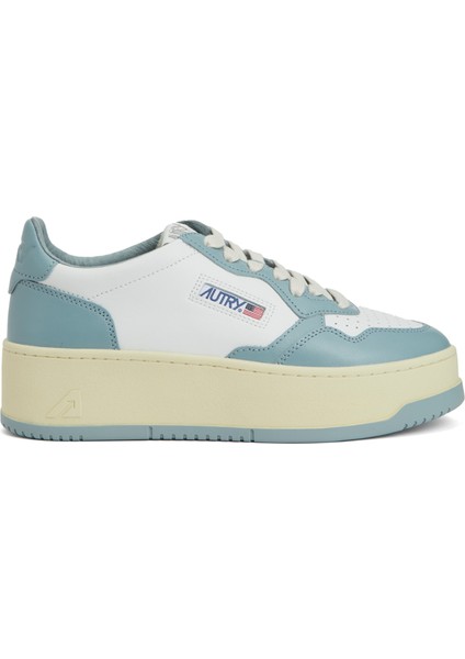 Medalist Platform Beyaz Kadın Deri Sneaker