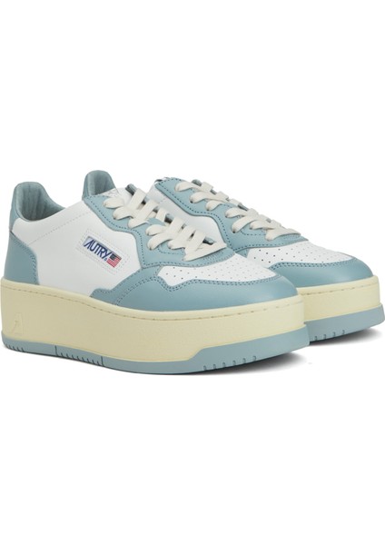 Medalist Platform Beyaz Kadın Deri Sneaker