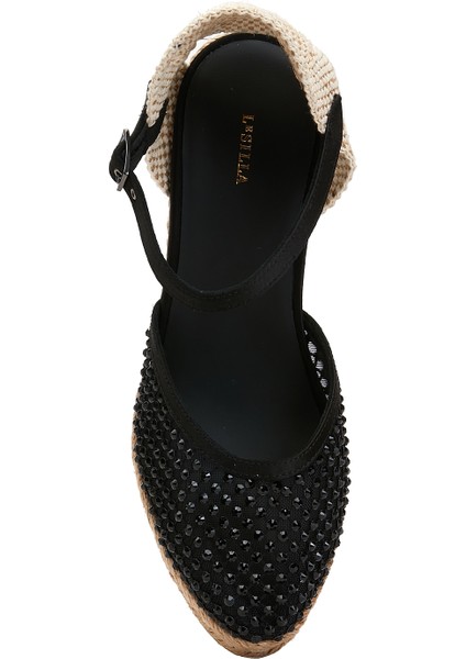 Naturel Siyah Kadın Espadril