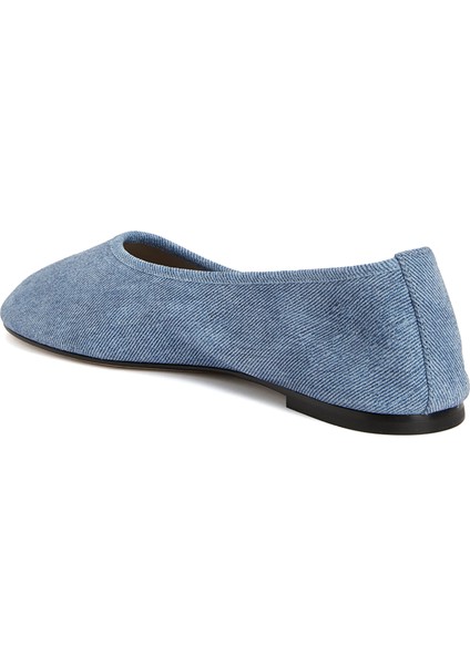 Balla Denim Dokulu Deri Babet modelleri