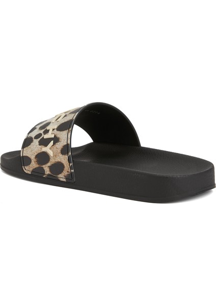 Leopar Desenli Kadın Terlik modelleri