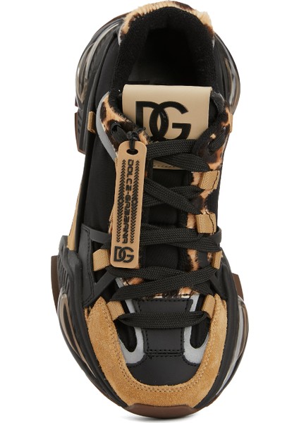Airmaster Siyah Kahverengi Kadın Sneaker fırsatları