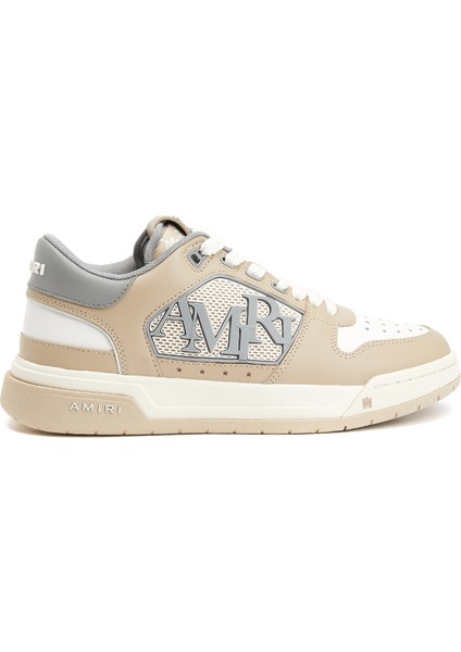 Krem Bej Kadın Deri Sneaker