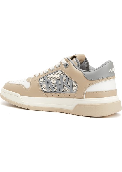Krem Bej Kadın Deri Sneaker