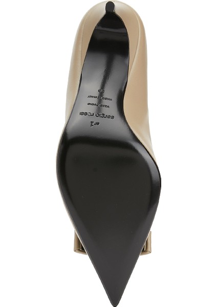 Vizon Deri Stiletto