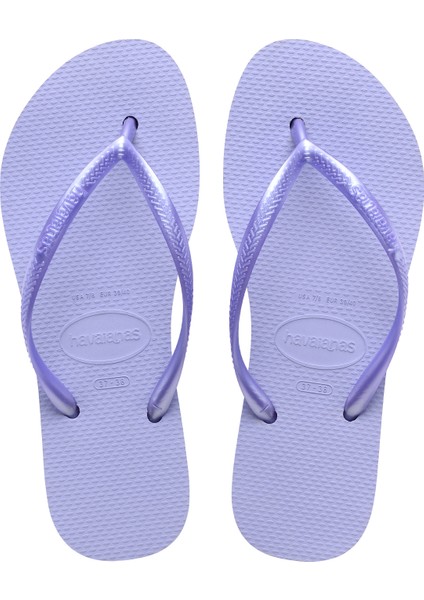 Slim Flatform Lila Kadın Plaj Terliği