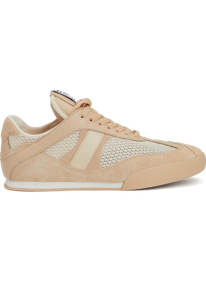 Açık Pembe Kadın Deri Sneaker