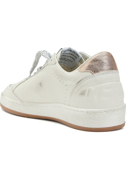 Ball Star Mavi Beyaz Kadın Deri Sneaker modelleri