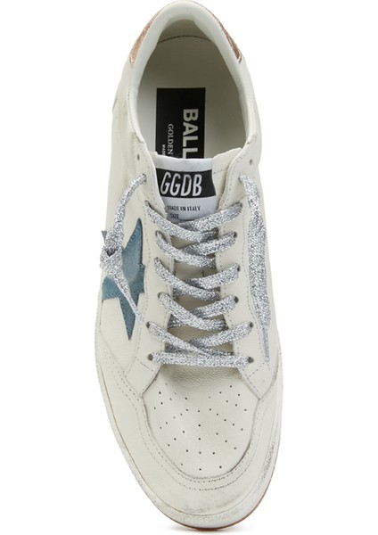 Ball Star Mavi Beyaz Kadın Deri Sneaker fırsatları