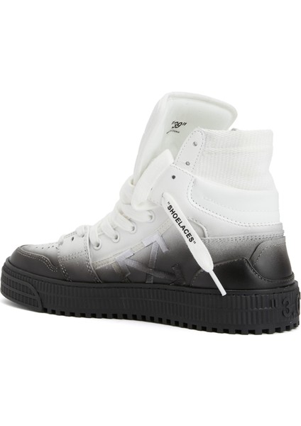 Out Of Office Siyah Beyaz Kadın Deri Sneaker modelleri