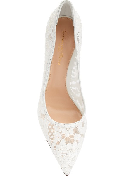 Beyaz Dantel Stiletto fırsatları