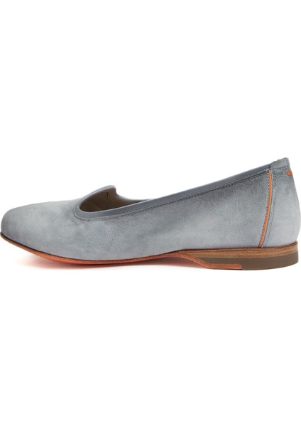 Gri Kadın Deri Loafer modelleri