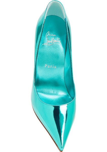 Miss Z Yeşil Deri Stiletto fırsatları