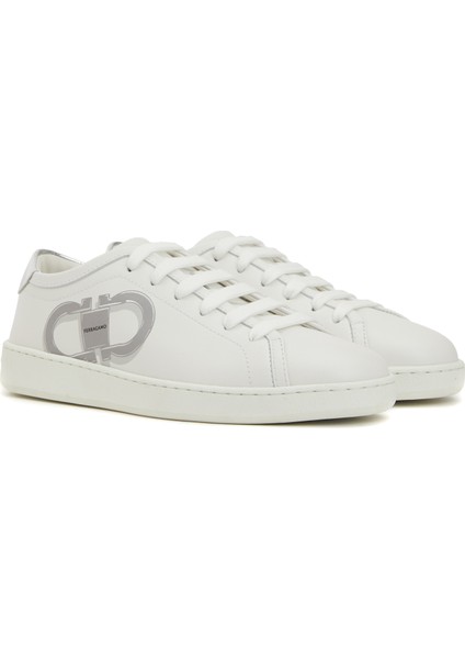 Beyaz Silver Kadın Deri Sneaker fiyatları