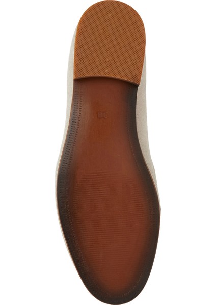 Kırık Beyaz Kadın Deri Loafer indirimleri