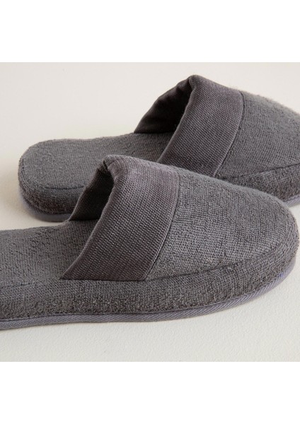 Floss Koyu Gri Unisex Ev Terliği
