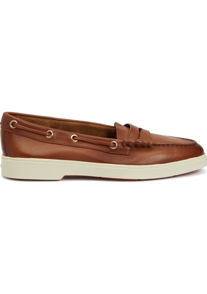Taba Kadın Deri Loafer