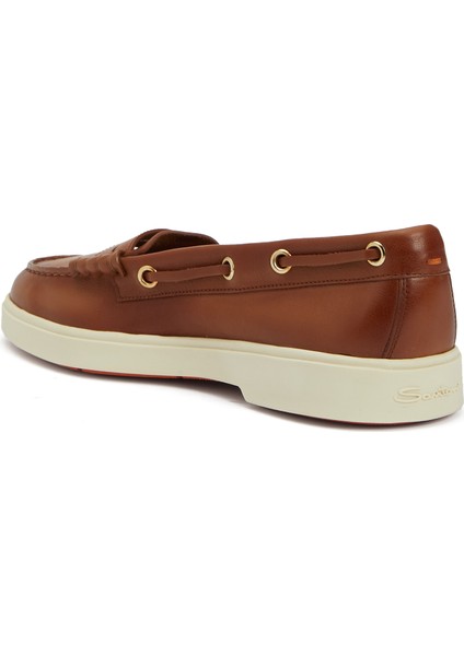 Taba Kadın Deri Loafer