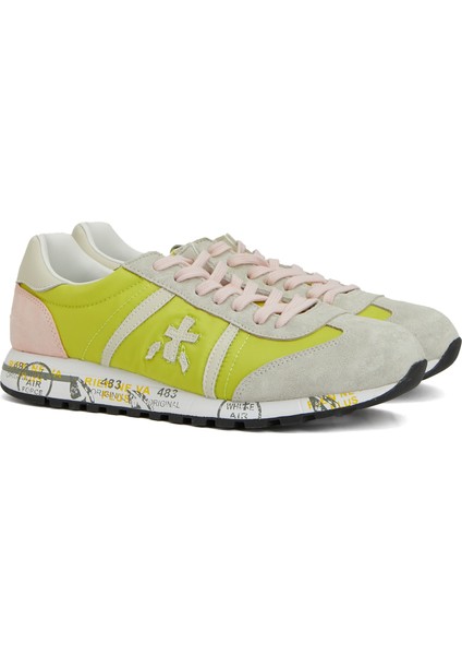 Pembe Sarı Kadın Sneaker