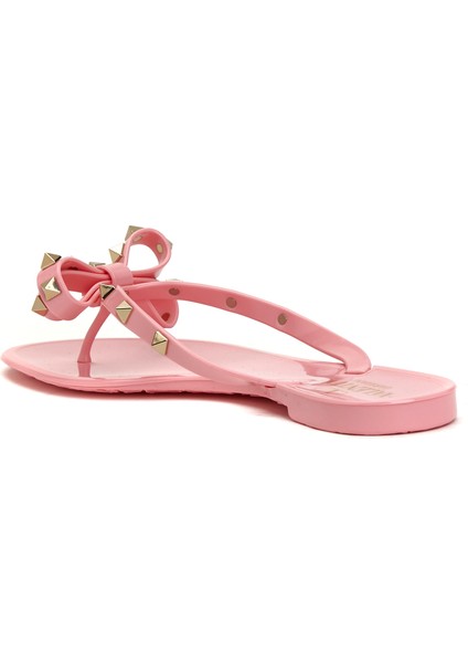 Rockstud Pembe Kadın Terlik