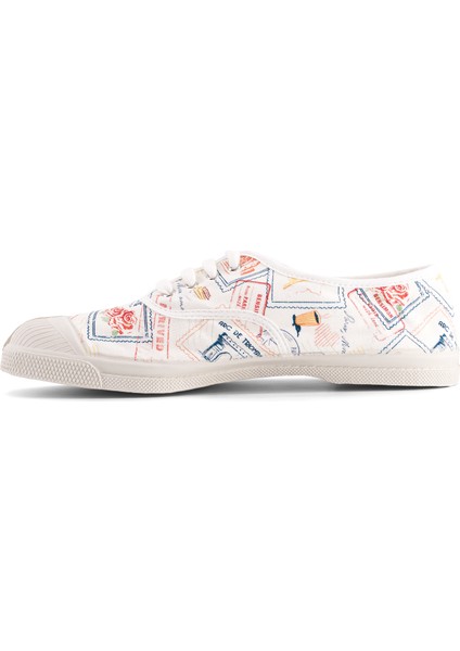 Lacet Desenli Kadın Kanvas Sneaker