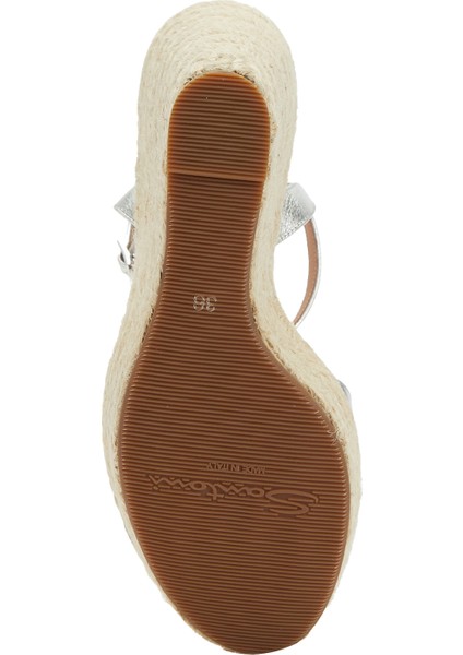 Silver Kadın Deri Espadril