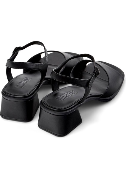 Kora Sandal Siyah Deri Kadın Sandalet K201734-001 modelleri