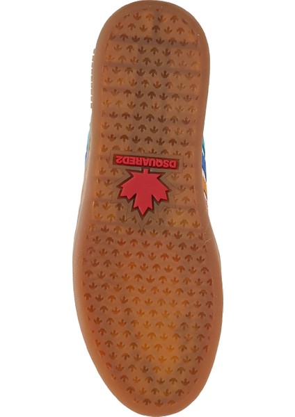 Çok Renkli Kadın Deri Sneaker