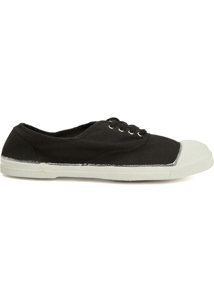 Tennis Siyah Kadın Kanvas Sneaker