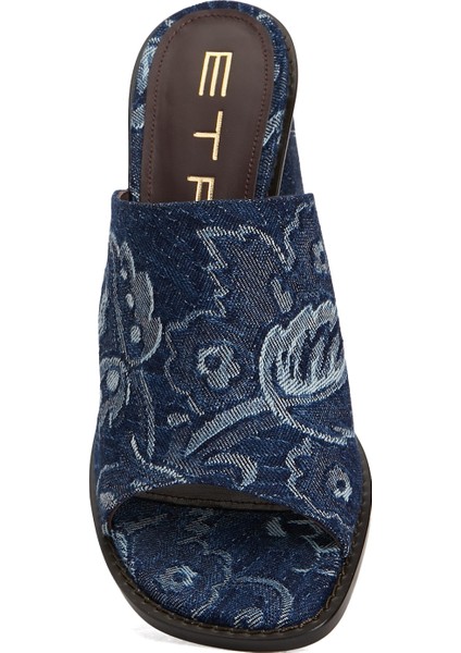 Koyu Mavi Kadın Denim Terlik fırsatları