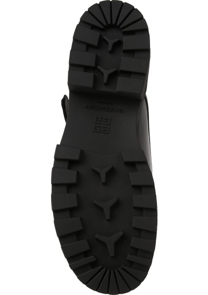 Siyah Kadın Deri Loafer