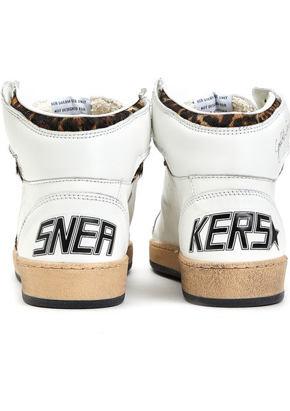 Sky Star Beyaz Kadın Deri Sneaker fırsatları