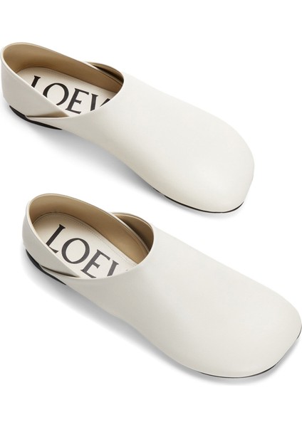 Toy Beyaz Kadın Deri Loafer modelleri