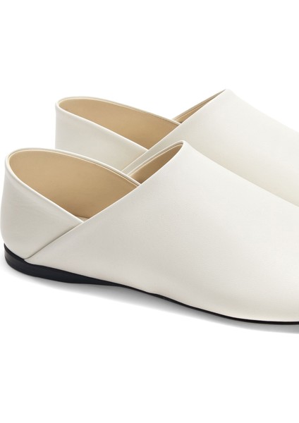 Toy Beyaz Kadın Deri Loafer fırsatları