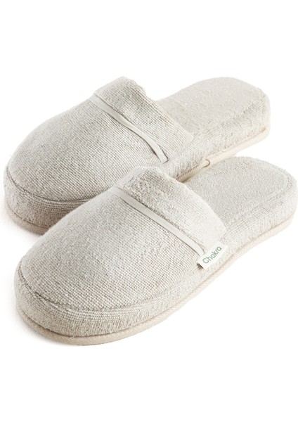 Solid Açık Gri Unisex Ev Terliği