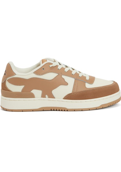 Beyaz Bej Kadın Sneaker