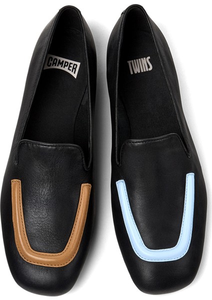 Twins Siyah Deri Kadın Loafer K201673-002 fırsatları