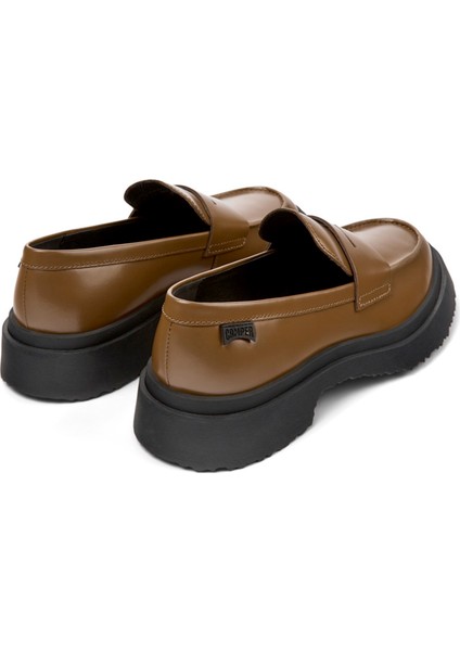 Walden Kahverengi Deri Kadın Loafer modelleri