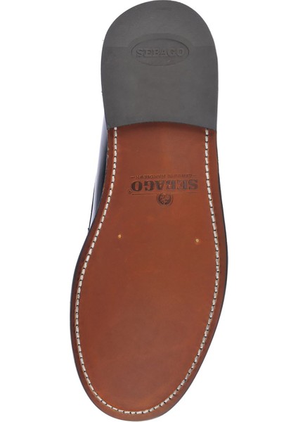Classic Dan Siyah Kadın Deri Loafer fırsatları