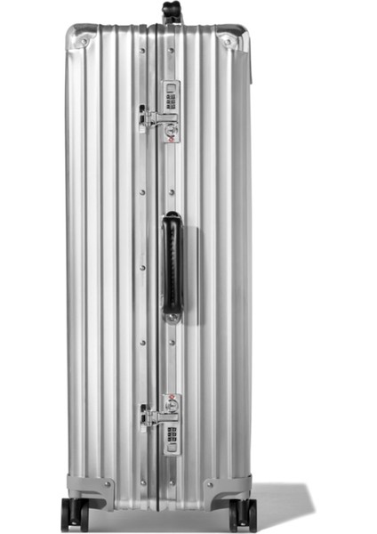 Classic Check-In Large Silver Bavul