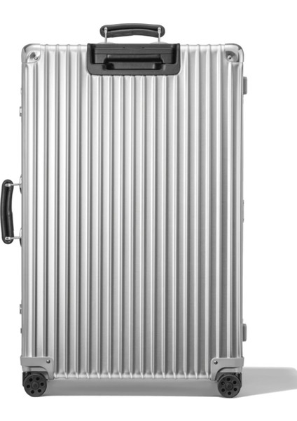 Classic Check-In Large Silver Bavul