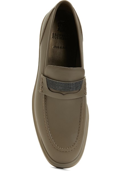 Vizon Kadın Deri Loafer