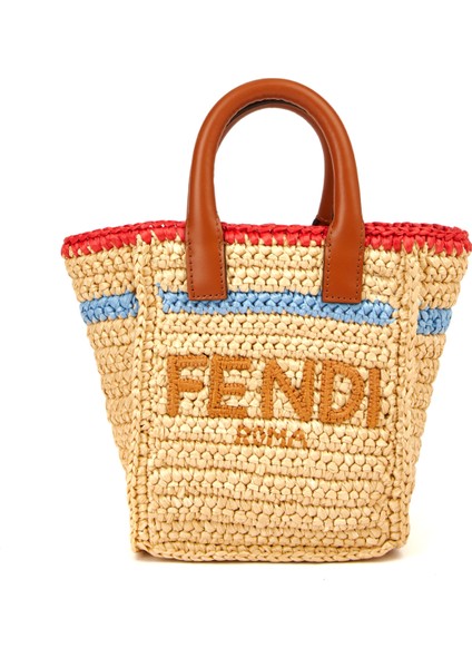 Colorblocked Logo Detaylı Kadın Deri Çanta