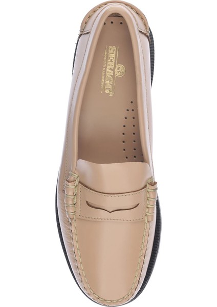 Classic Dan Pigment Bej Kadın Deri Loafer